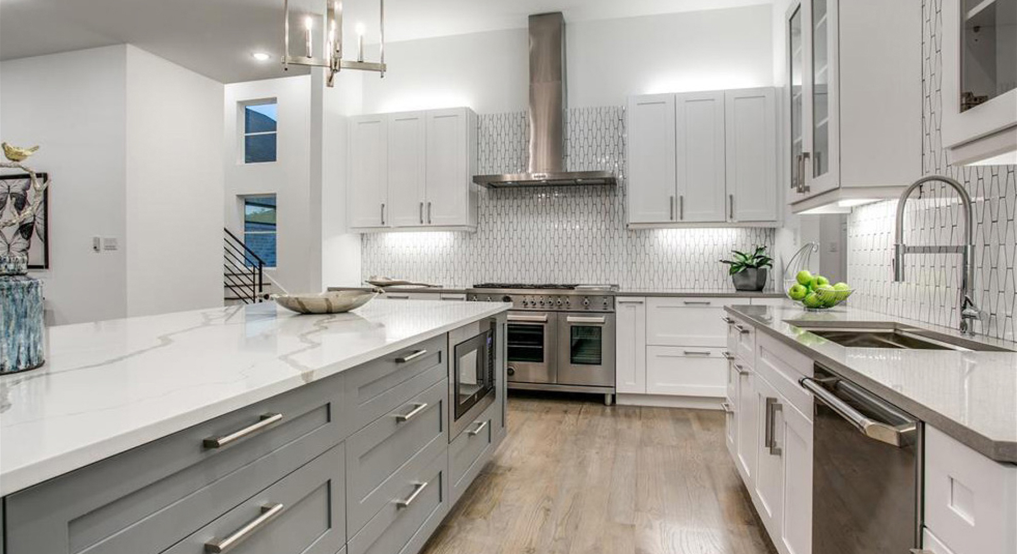 Elitecraft- Shaker White - Storm Gray Island