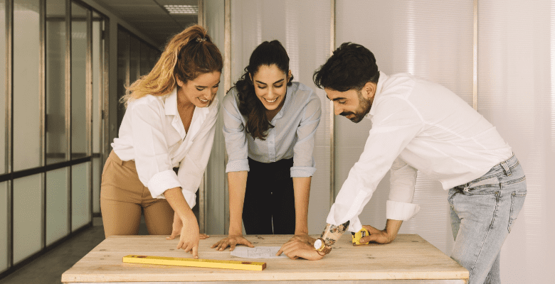 group-engineers-working-table