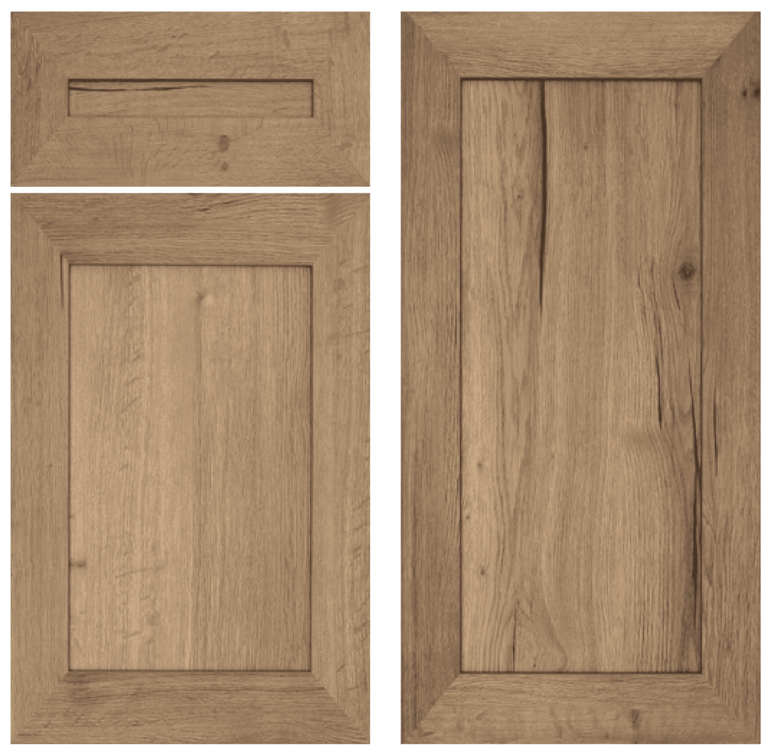 Natural Oak cabinet finish