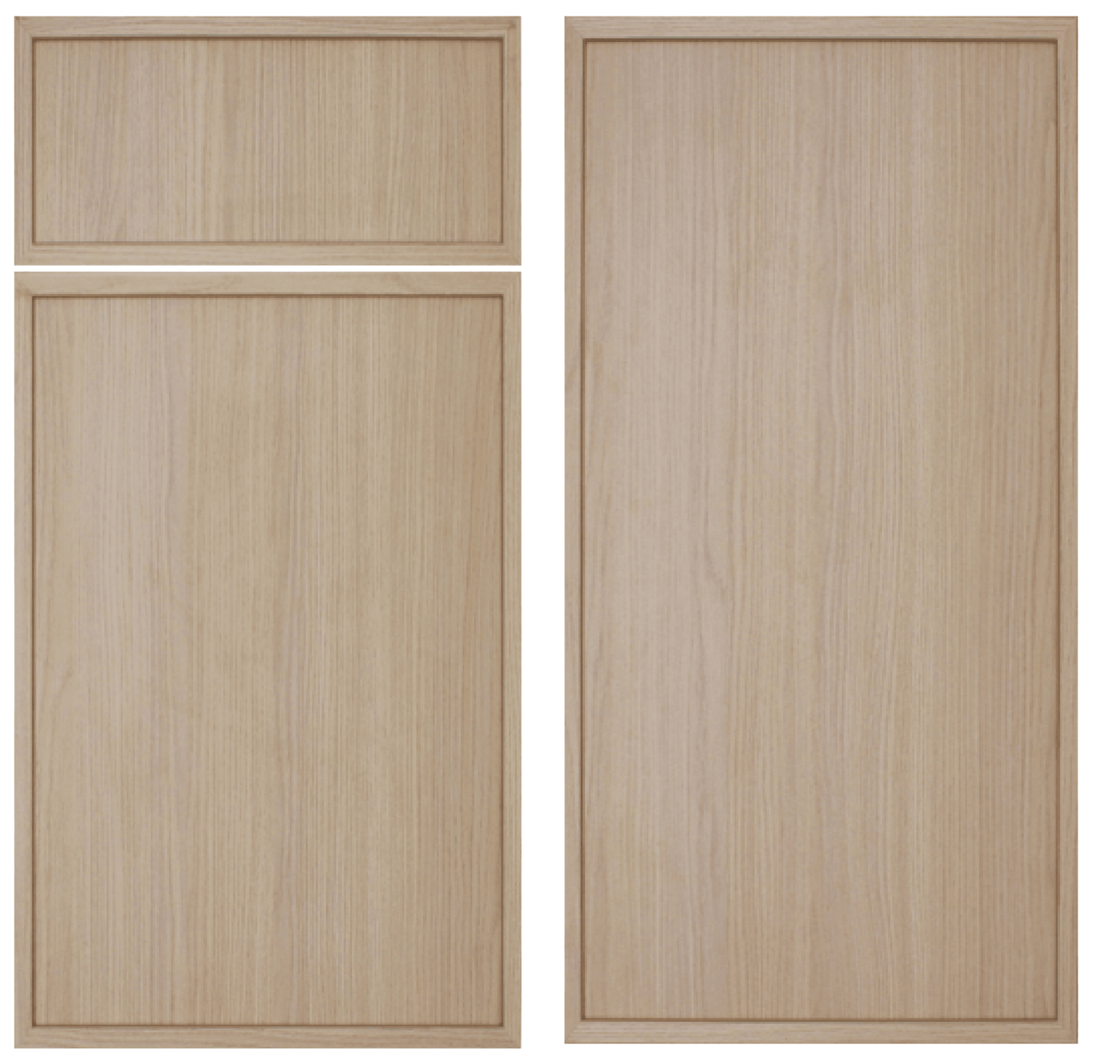 Slim Blonde Oak cabinet finish